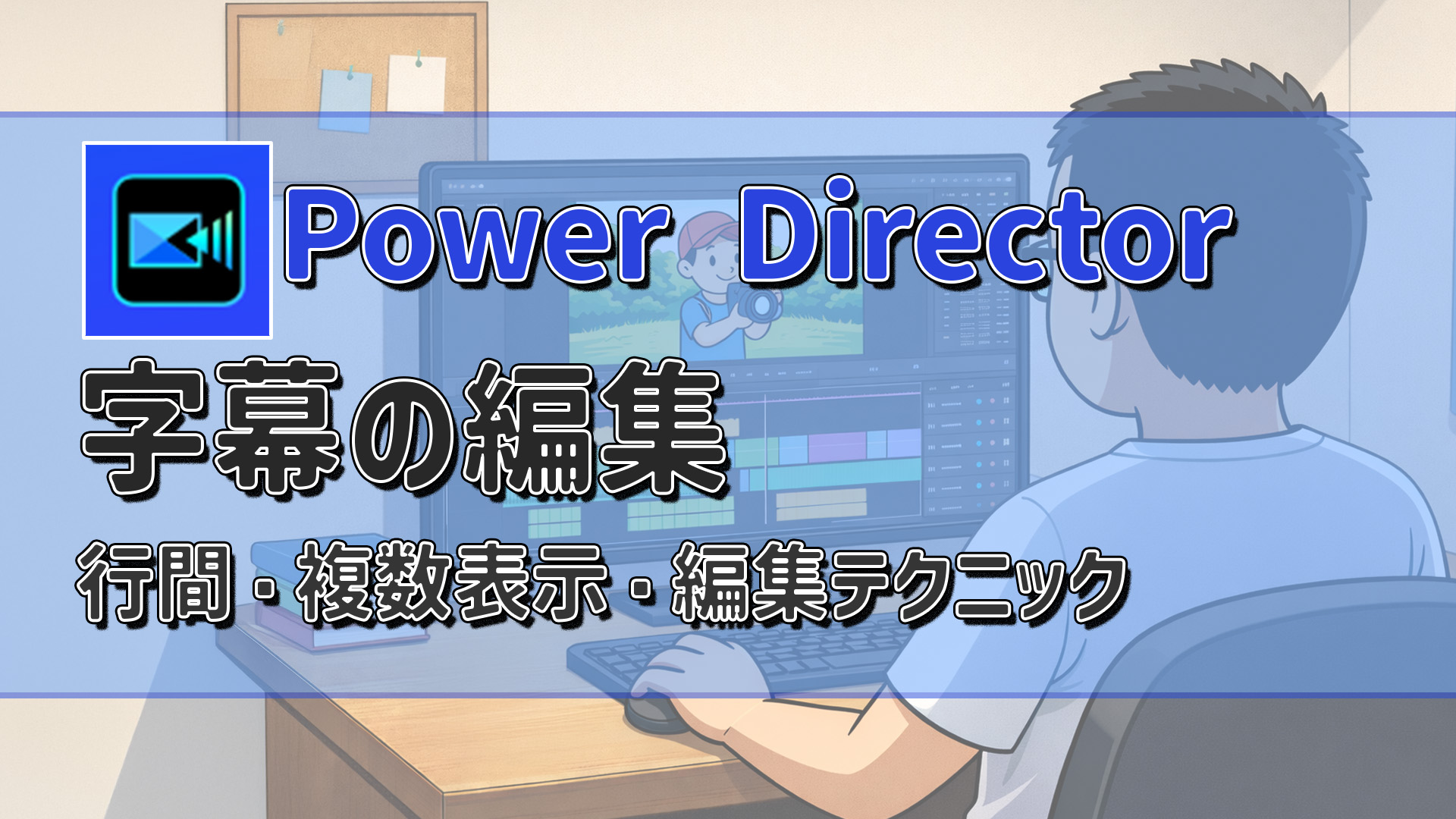 PowerDirectorで字幕を自在に操る！行間・複数表示・編集テクニックを徹底解説　アイキャッチ