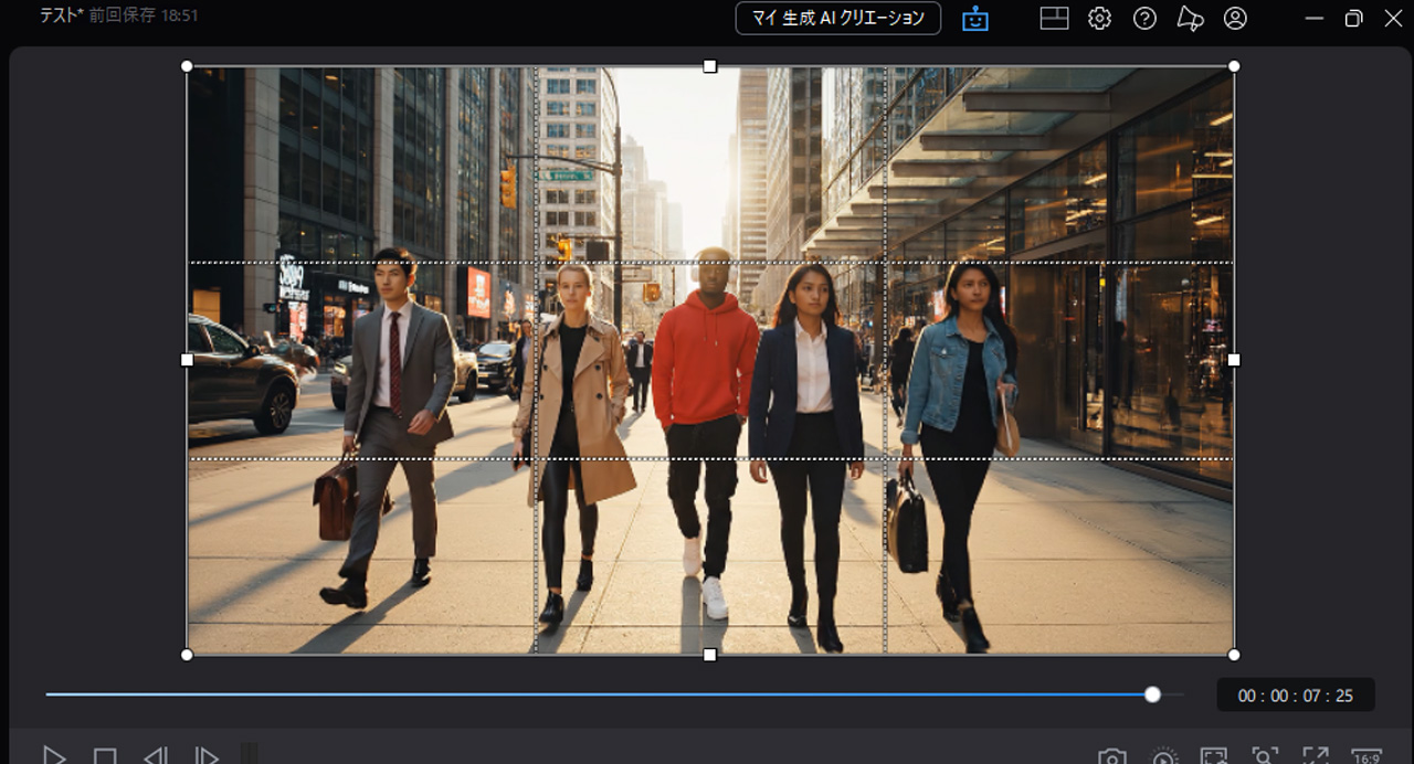 PowerDirectorで動画を逆再生させる方法｜PC版・スマホ版のやり方を解説　仕上がりを確認する