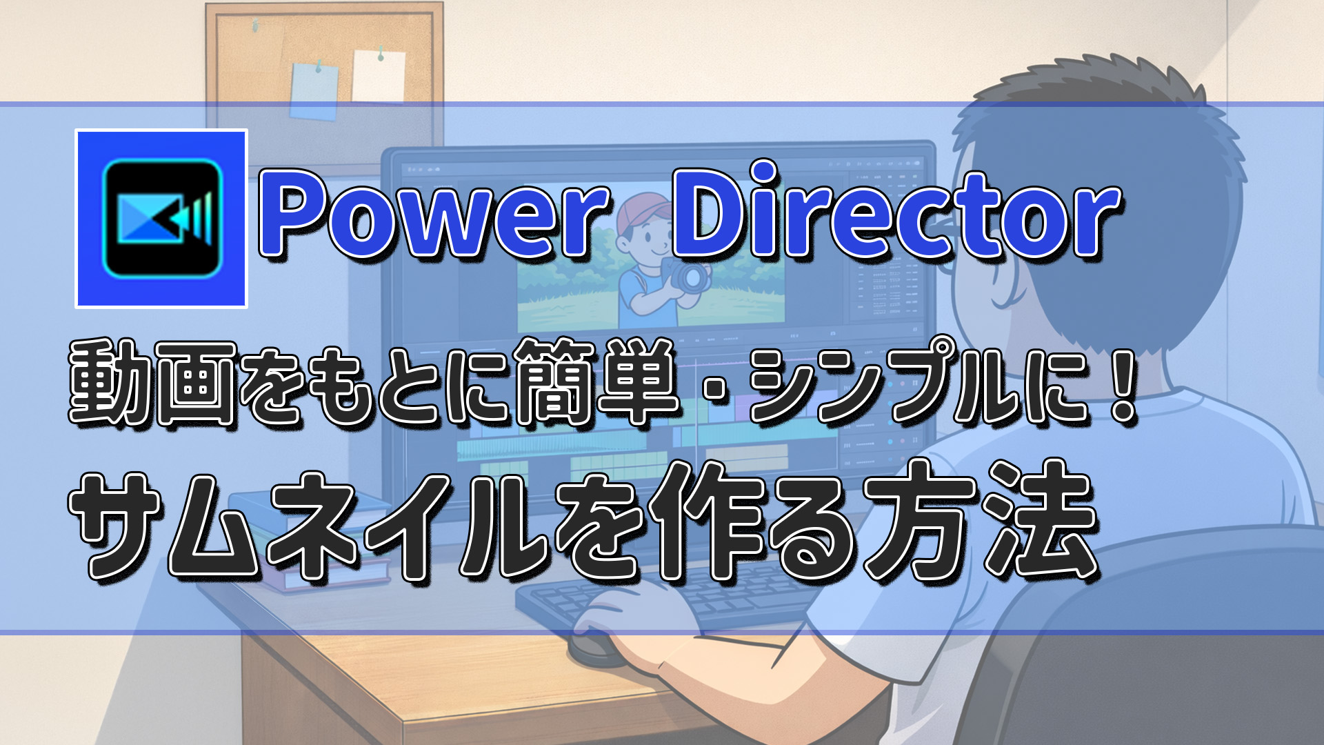 PowerDirectorでサムネイルを設定・作成する方法｜初心者でも簡単！アイキャッチ